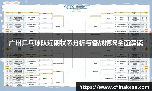 广州乒乓球队近期状态分析与备战情况全面解读